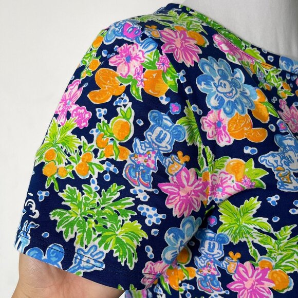 Disney x Lilly Pulitzer Loves Mickey & Minnie Mouse Cody Aegean Navy - Picture 3 of 8